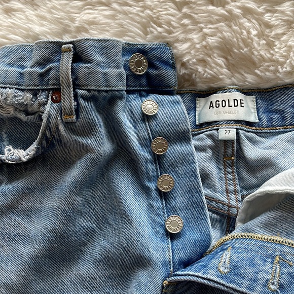 Agolde Parker Shorts Size 27 in Swapmeet Color - Picture 4 of 5